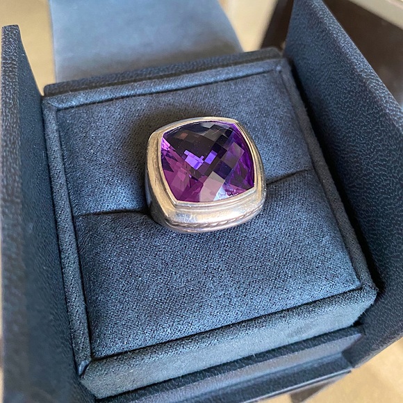 David Yurman Jewelry - David Yurman 18mm Amethyst Albion Statement Ring